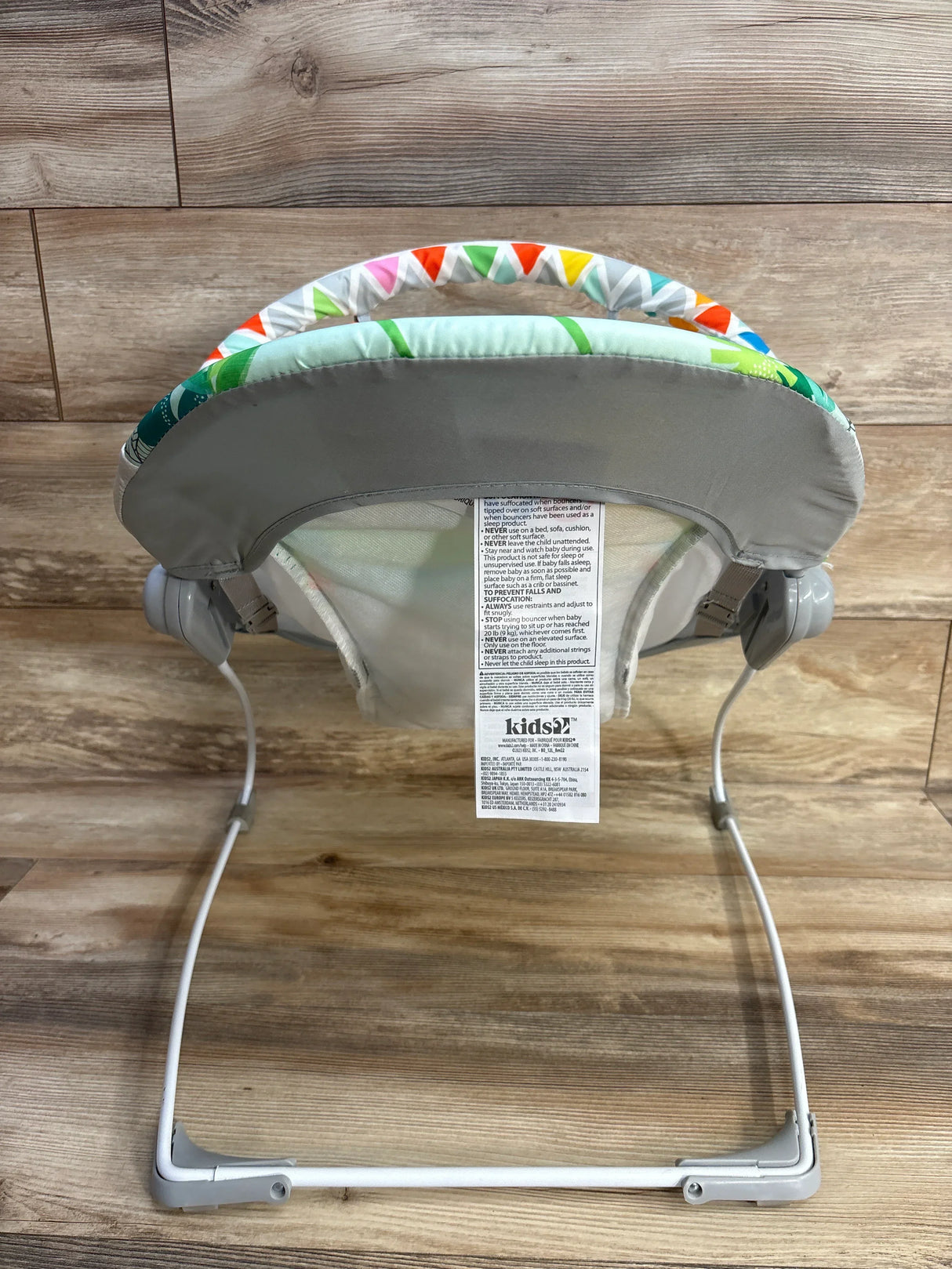 Bright Starts Safari Fun Vibrating Baby Bouncer