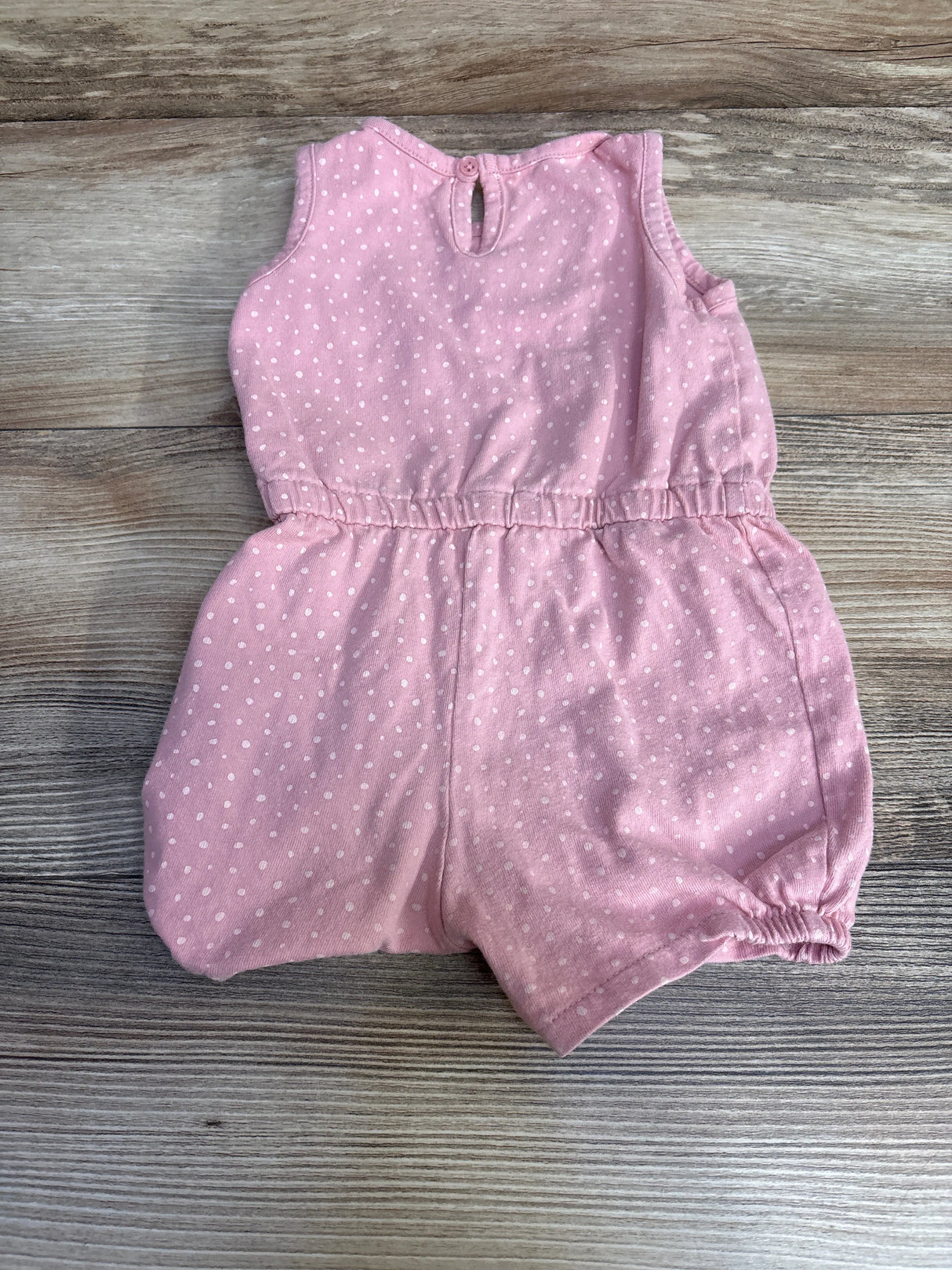 Simple Joys Polka Dot Romper Pink sz 6-9m - Me n Mommy To Be