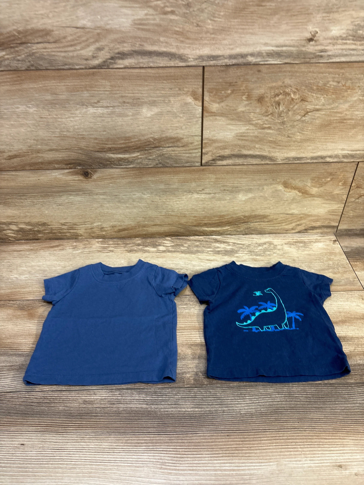 Carter's 2pk Short Sleeve Shirts Navy sz 3m