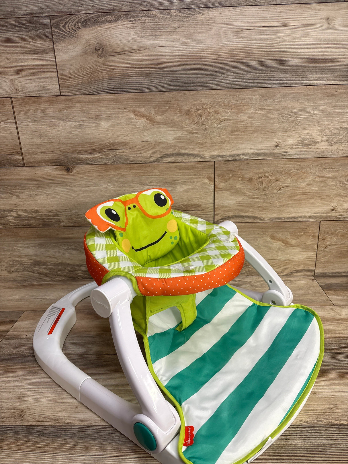 Fisher Price Sit-Me-Up Floor Seat Citrus Frog