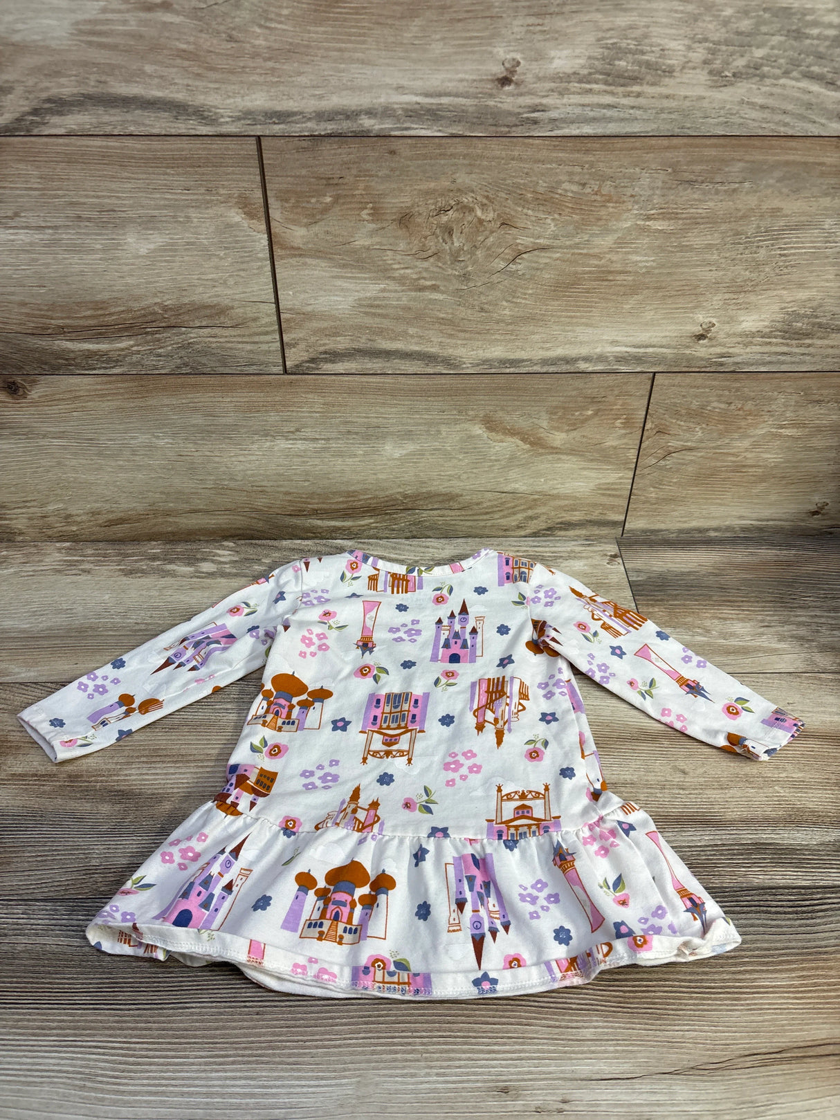 Disney Princess Long Sleeve Peplum Shirt Ivory sz 18m