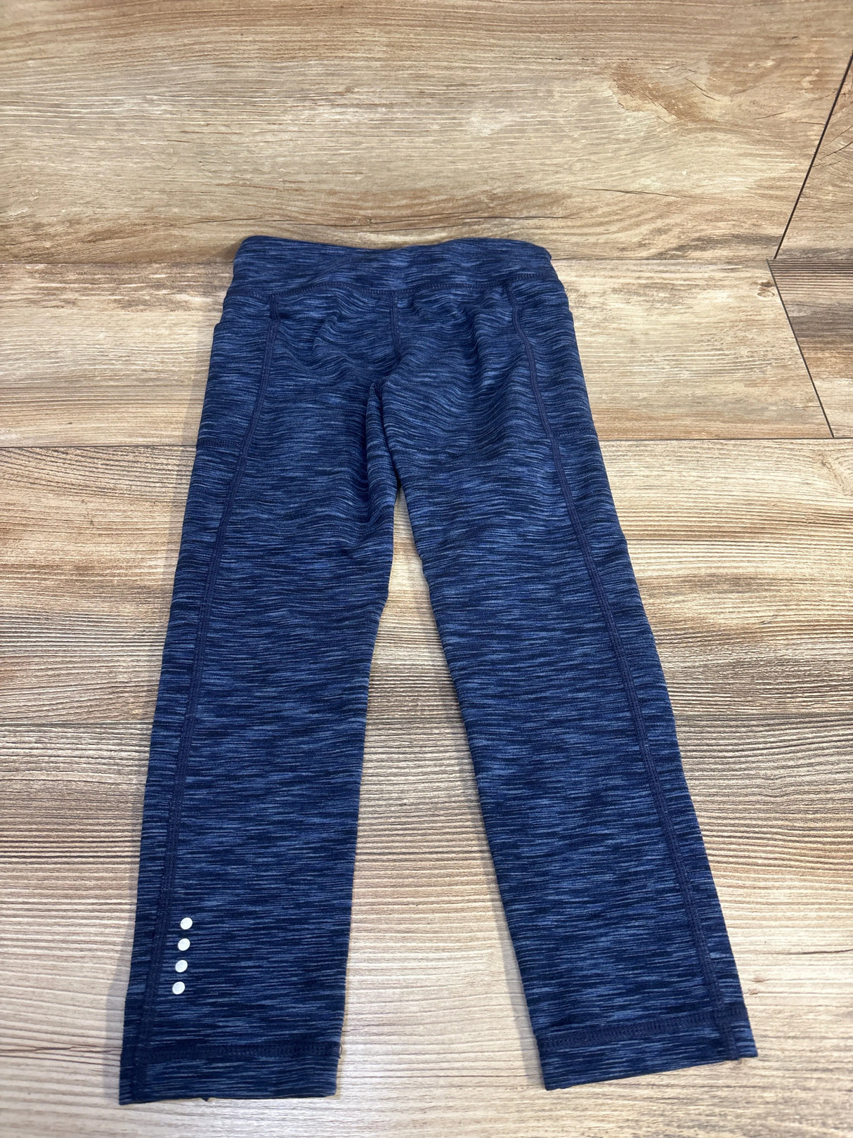 Primary Active Pocket Leggings in Blue Spacedye sz 5T