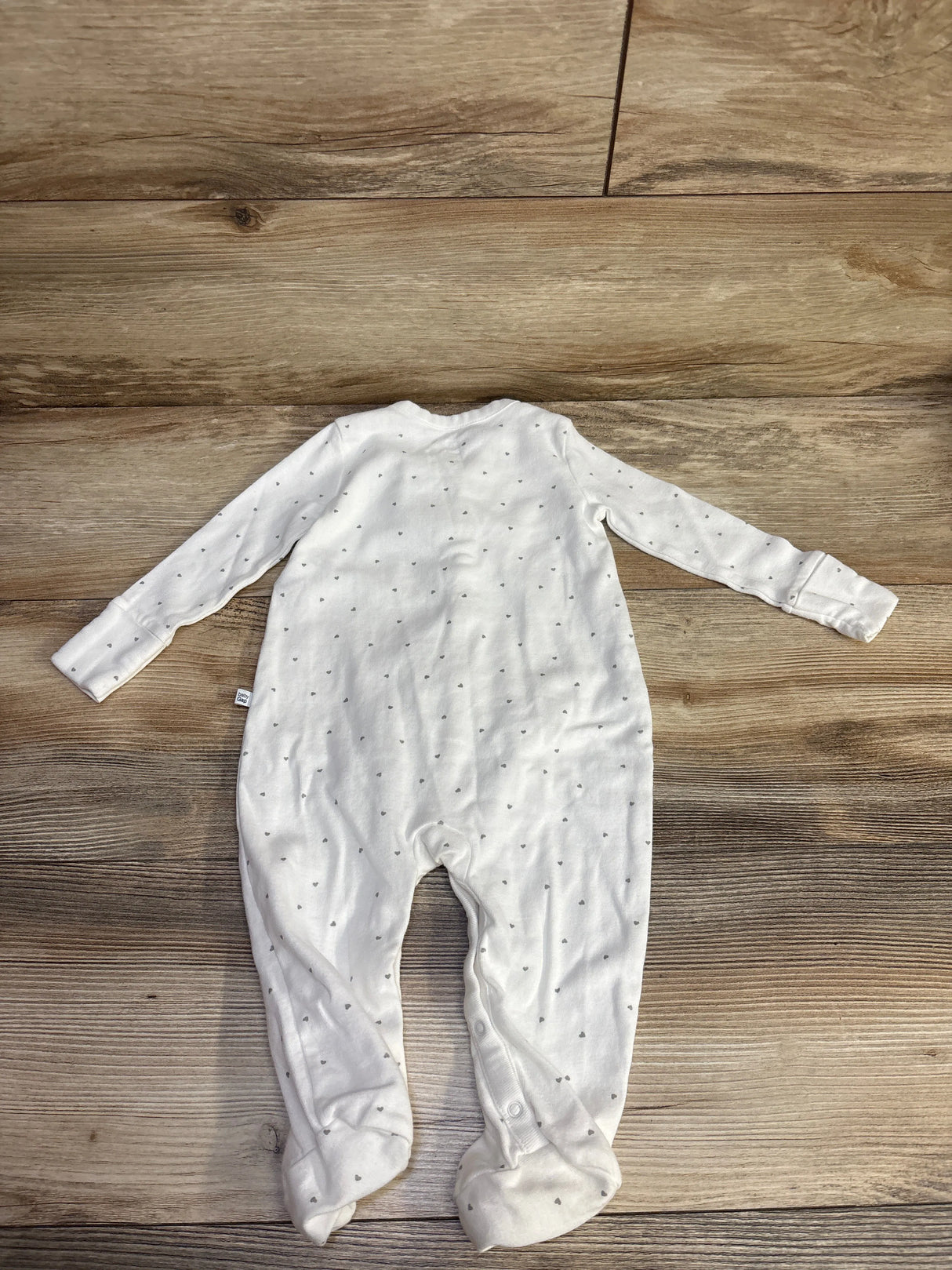 Baby Gap Heart Print Coverall White sz 6-9m