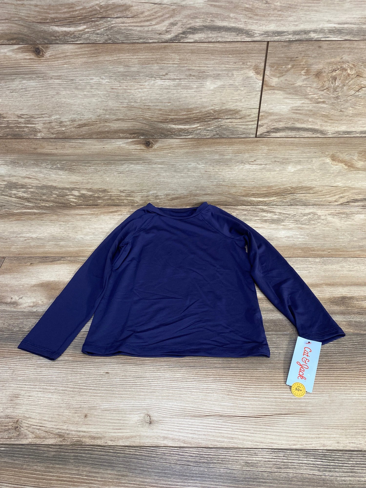 NEW Cat & Jack Long Sleeve Rashguard Navy sz 5T - Me n Mommy To Be