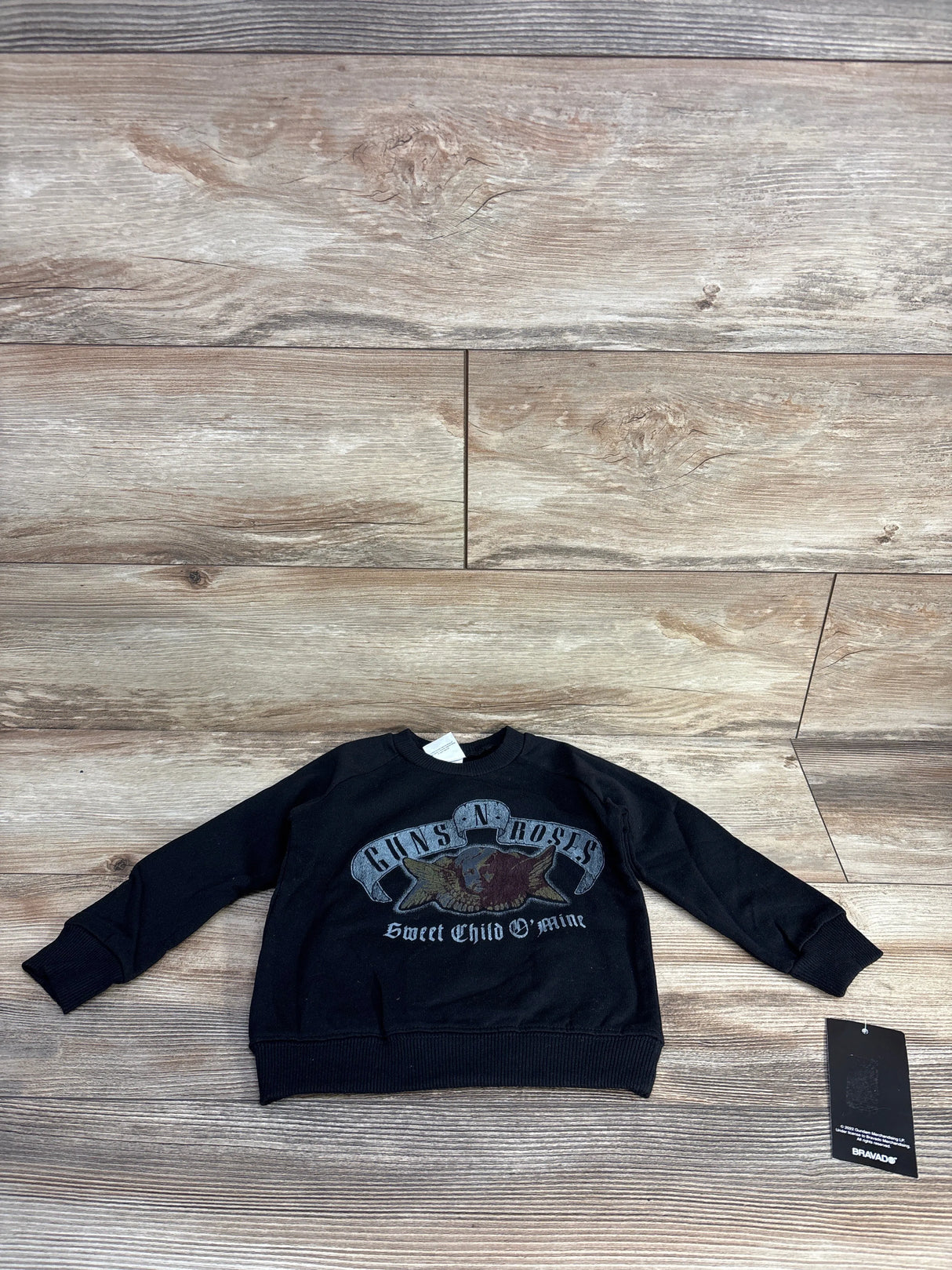 NEW Guns 'N' Roses Pull Over Shirt Black sz 18m