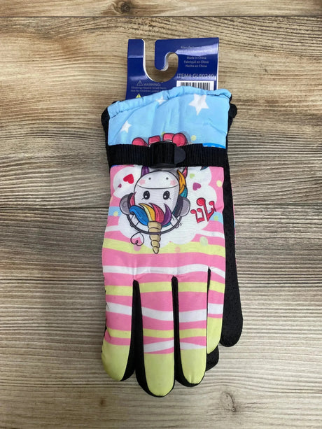 NEW ThermaWear Kid's Unicorn Winter Ski Gloves Pink - Me n Mommy To Be