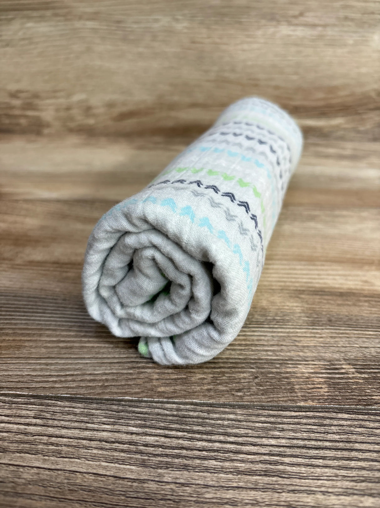 Okie Dokie Muslin Swaddle Blanket, Grey