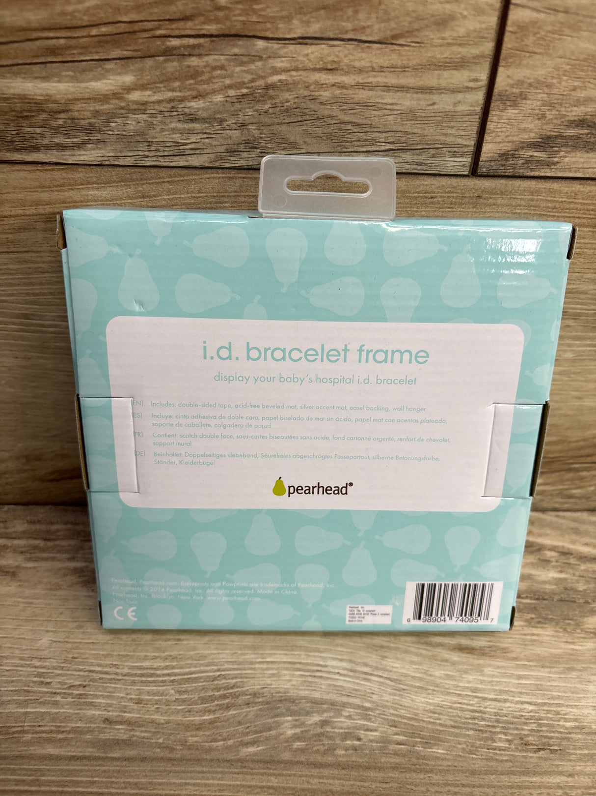 NEW Pearhead I.D. Bracelet Photo Frame 3 x 4 in