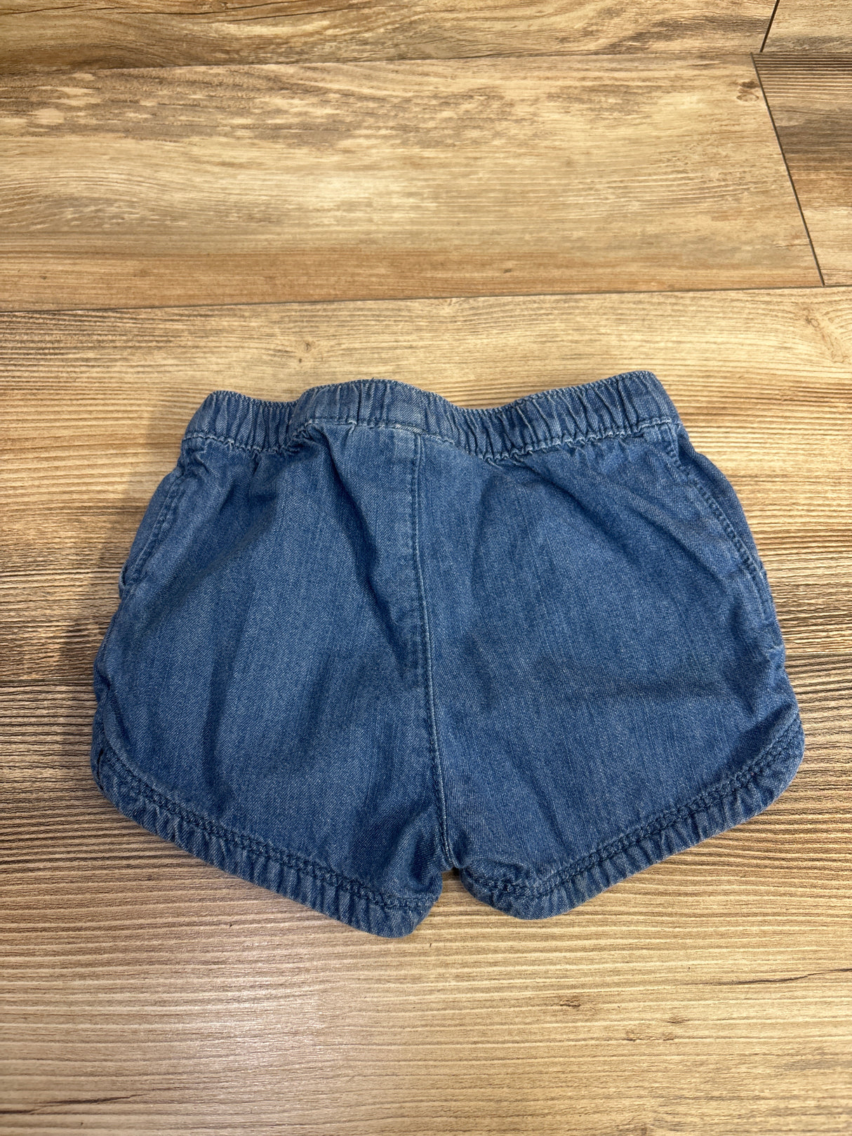 Children's Place Chambray Pull On Shorts Blue sz 18-24m
