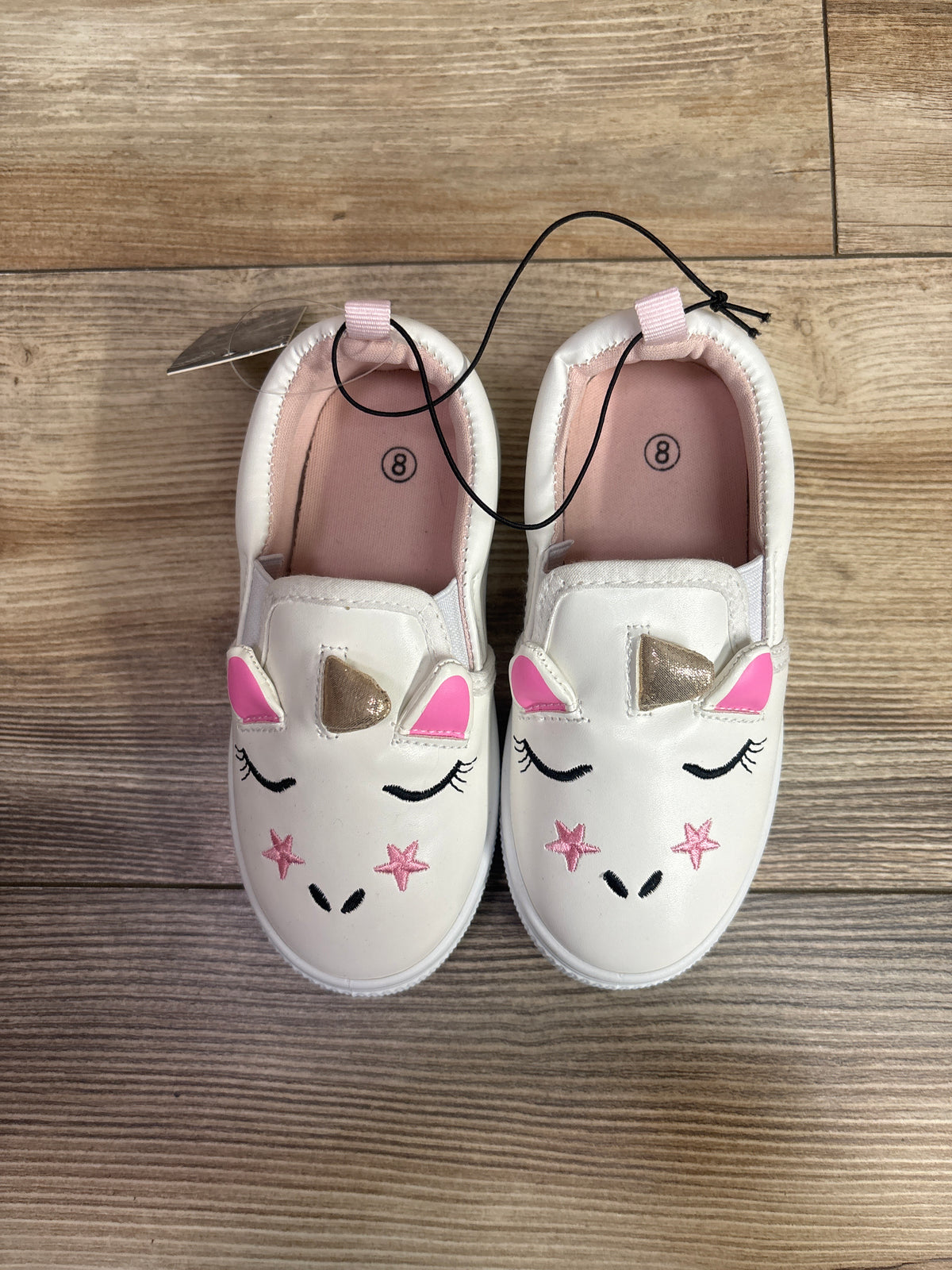 NEW Bocca Slip On Unicorn Sneakers White sz 8c