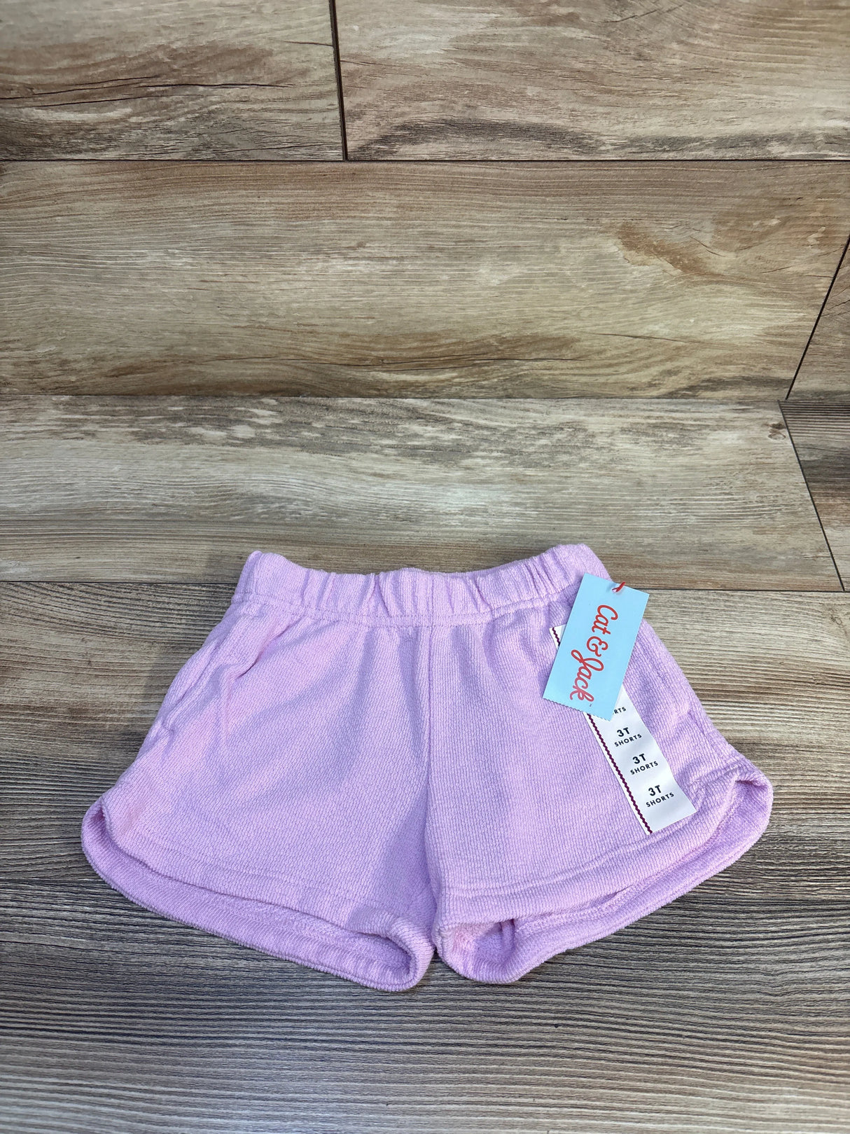 NEW Cat & Jack Terry Cloth Shorts Purple sz 3T