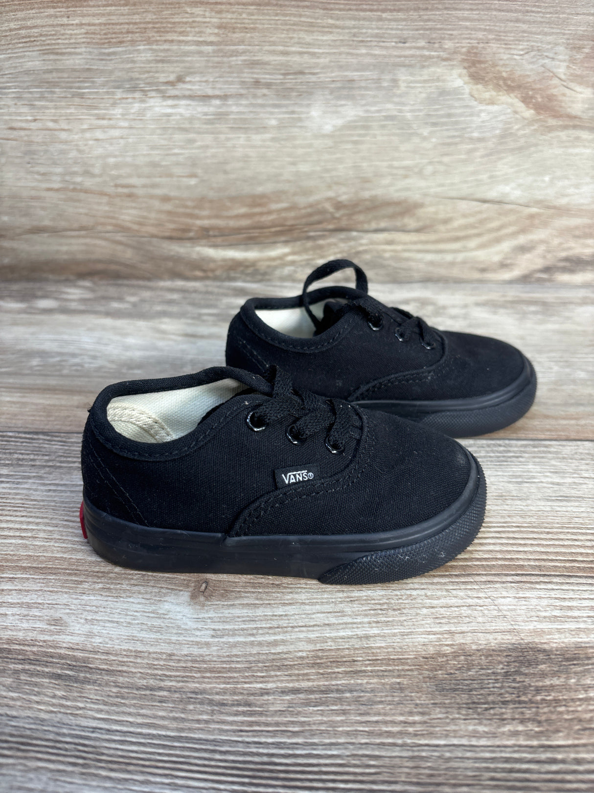 Vans Authentic Low Top Sneakers Black sz 5c