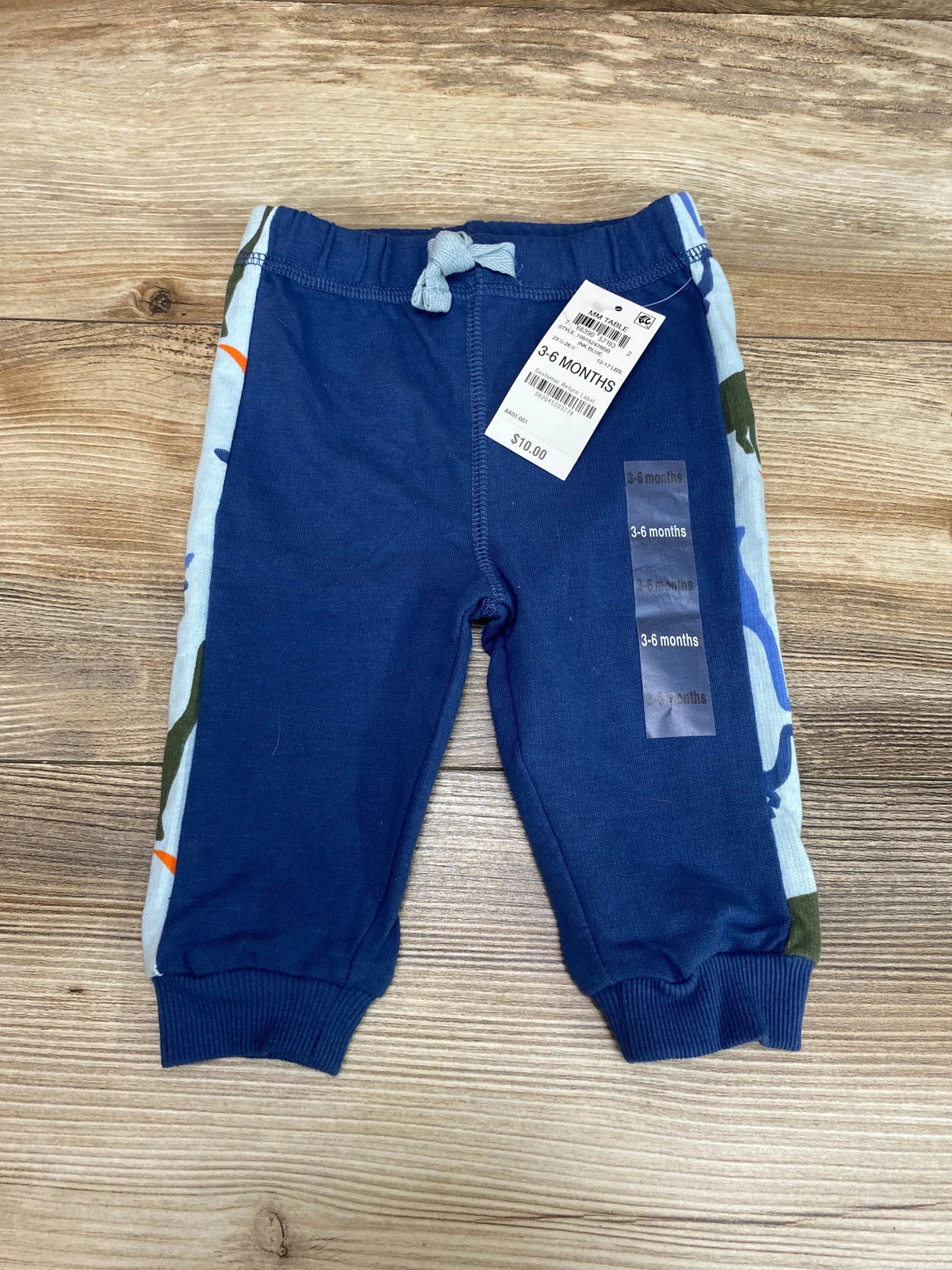 NEW First Impressions Jogger Pants Blue sz 3-6m - Me n Mommy To Be