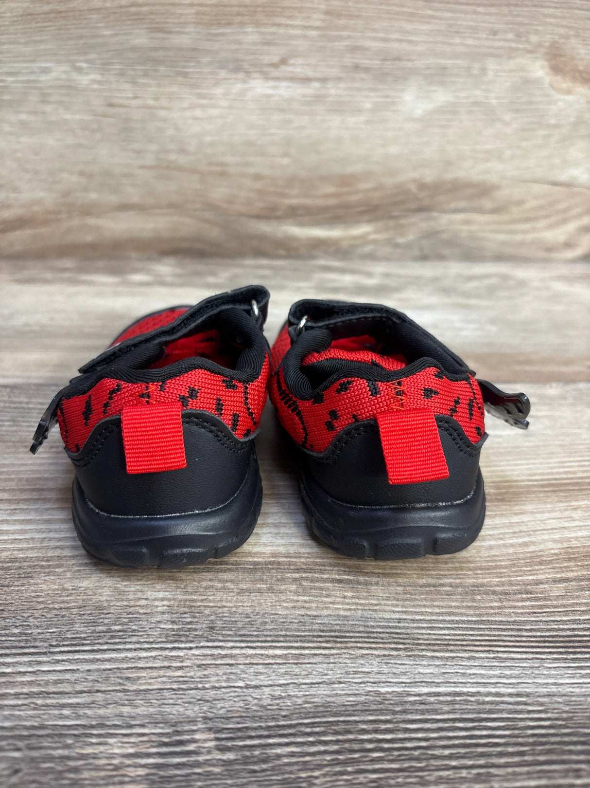 Boy's Wing Sneakers Red & Black sz 3.5c - Me n Mommy To Be