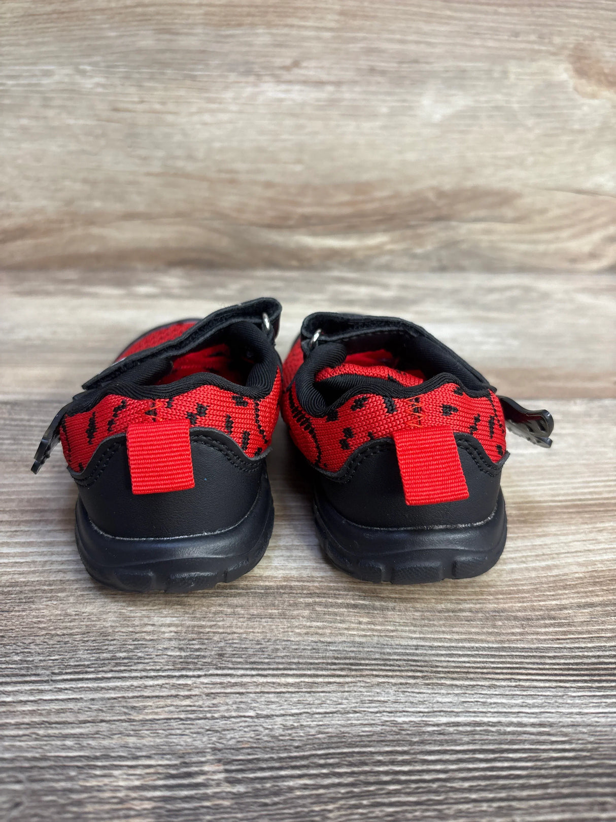 Boy's Wing Sneakers Red & Black sz 3.5c - Me n Mommy To Be