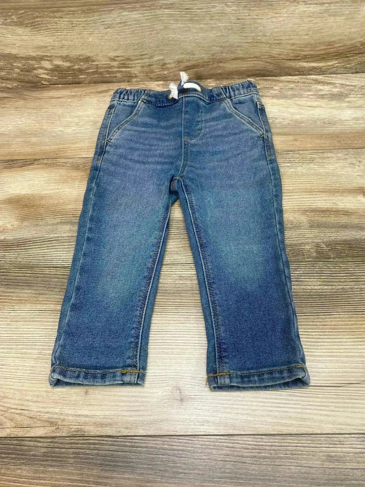 NEW Little Co. Drawstring Jeans Blue sz 18m - Me n Mommy To Be