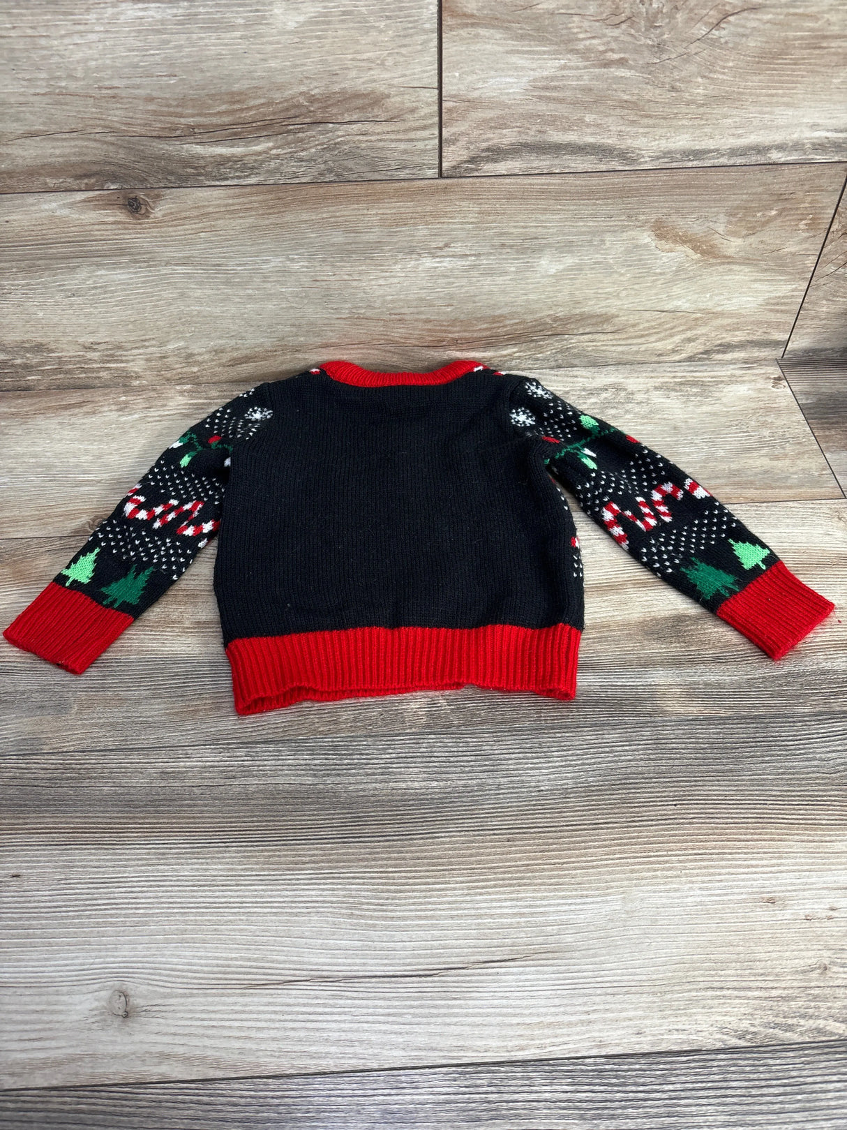 Dinosaur Ugly Christmas Sweater Black sz 2T
