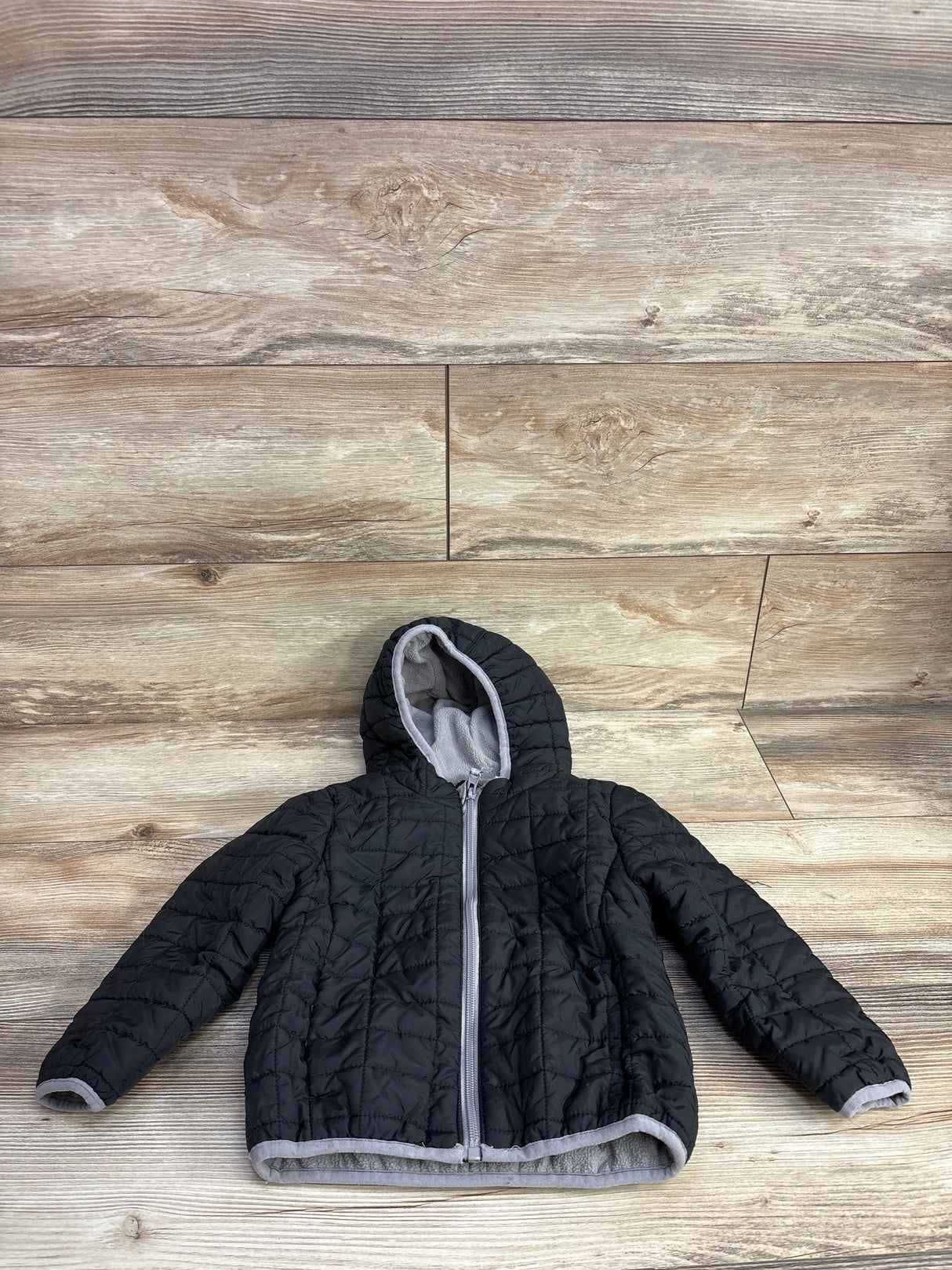 Cat & Jack Puffy Jacket Black sz 3T