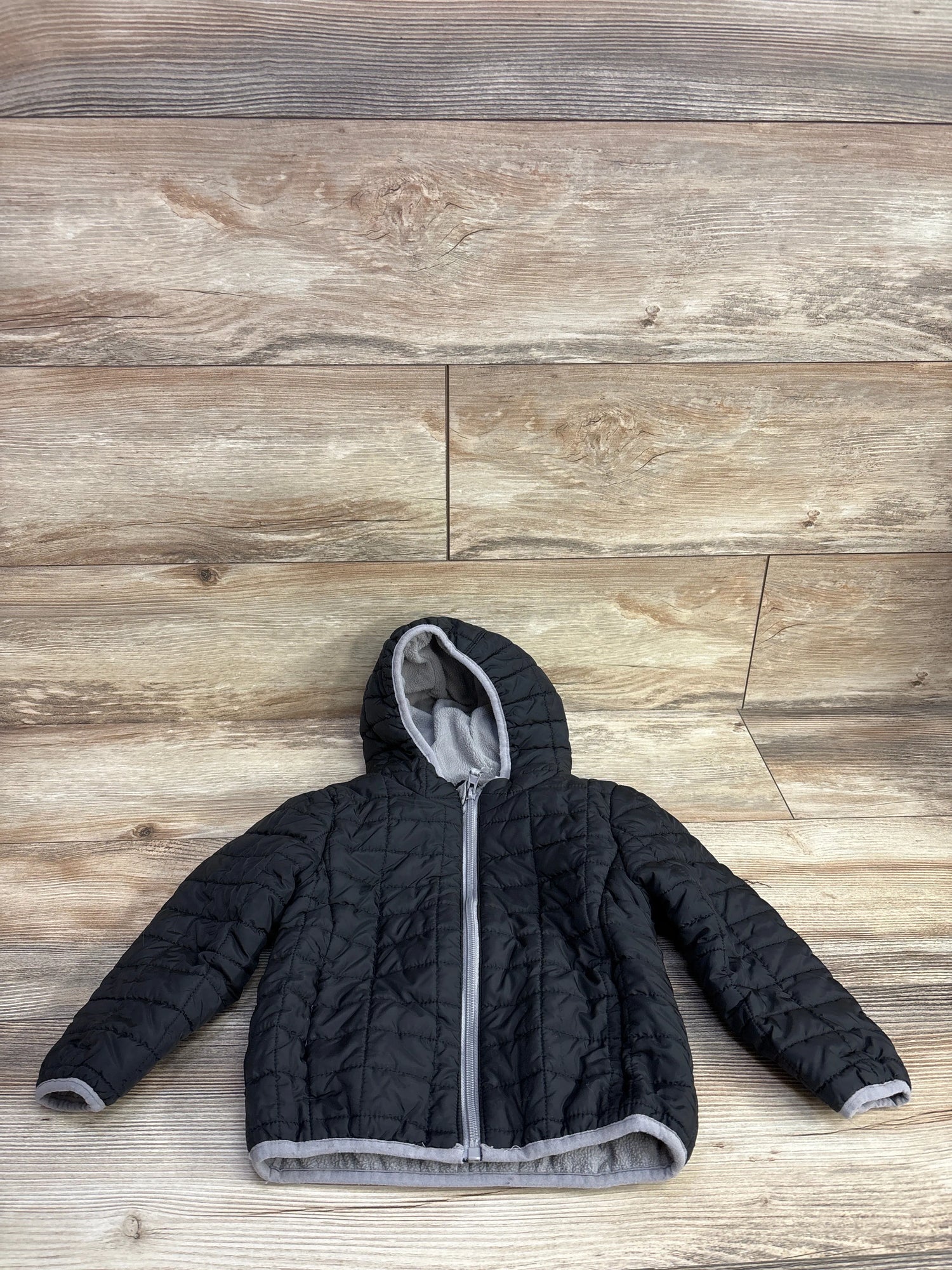Cat & Jack Puffy Jacket Black sz 3T