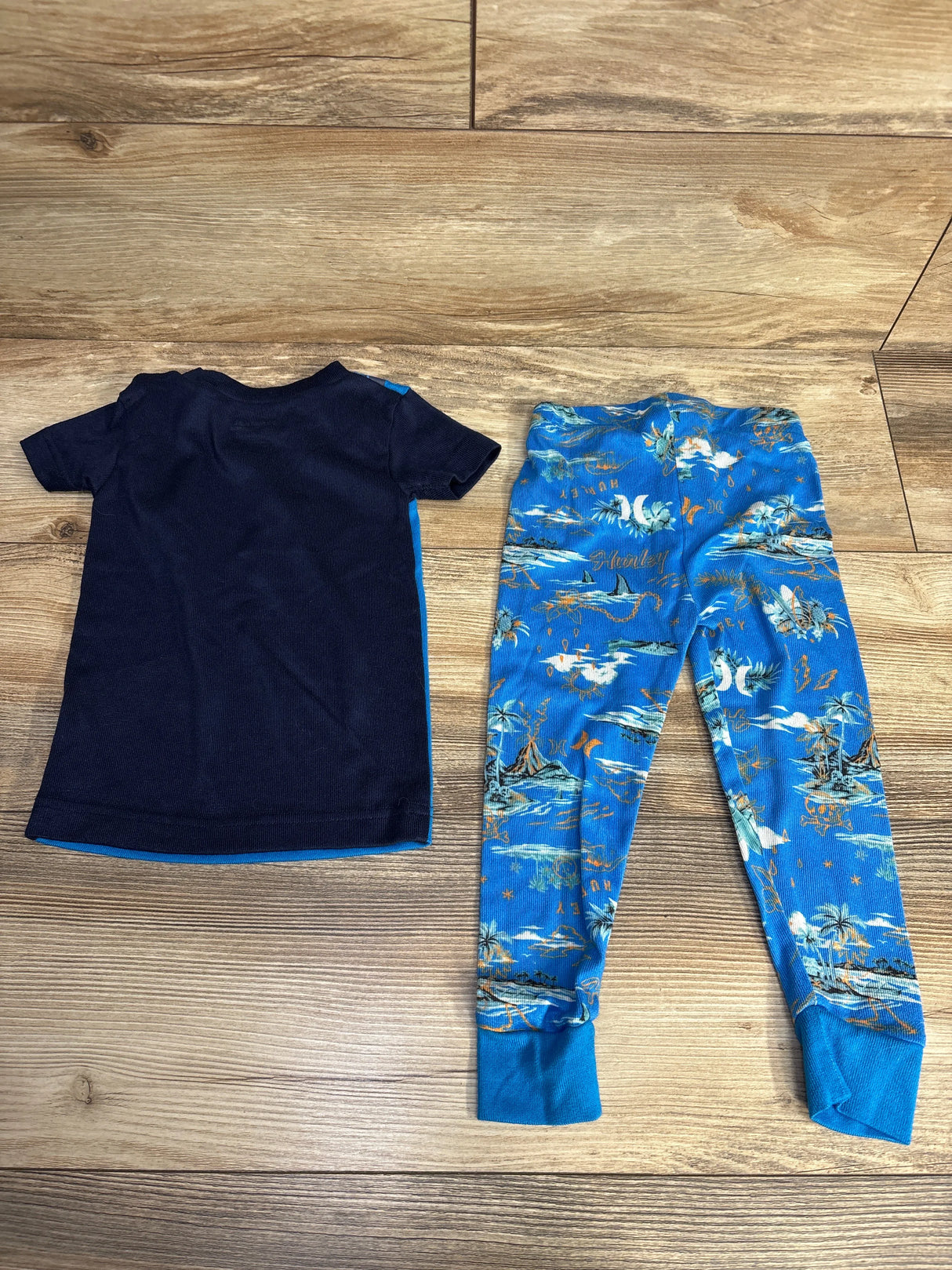 Hurley 2pc Scuba Diver Pajama Set Navy sz 2T