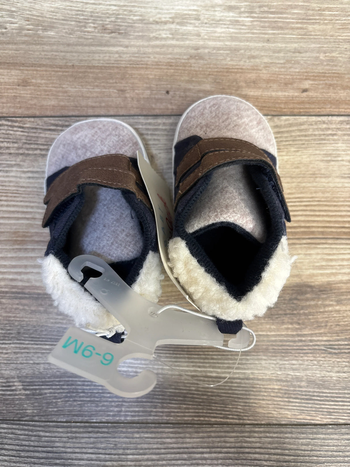 NEW Cat & Jack Soft Sole Shoes Navy sz 2/3c