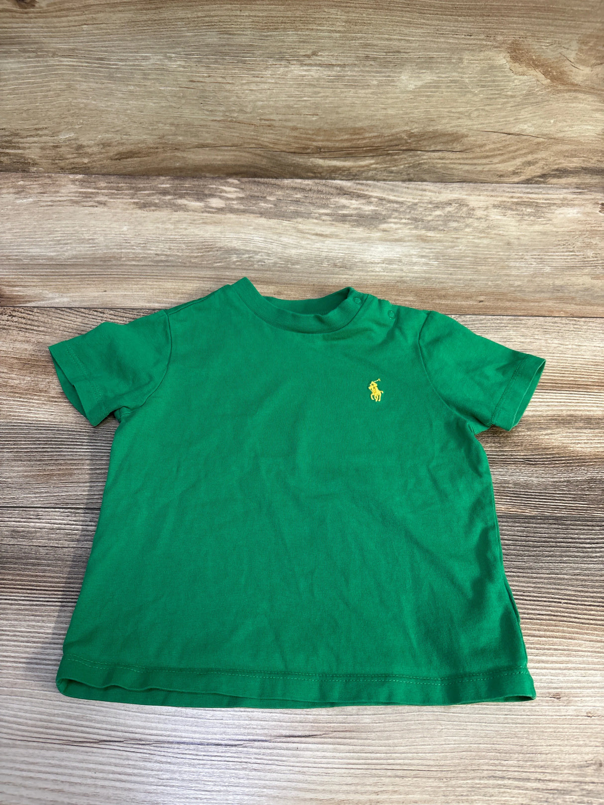 Ralph Lauren Short Sleeve Shirt Green sz 12m