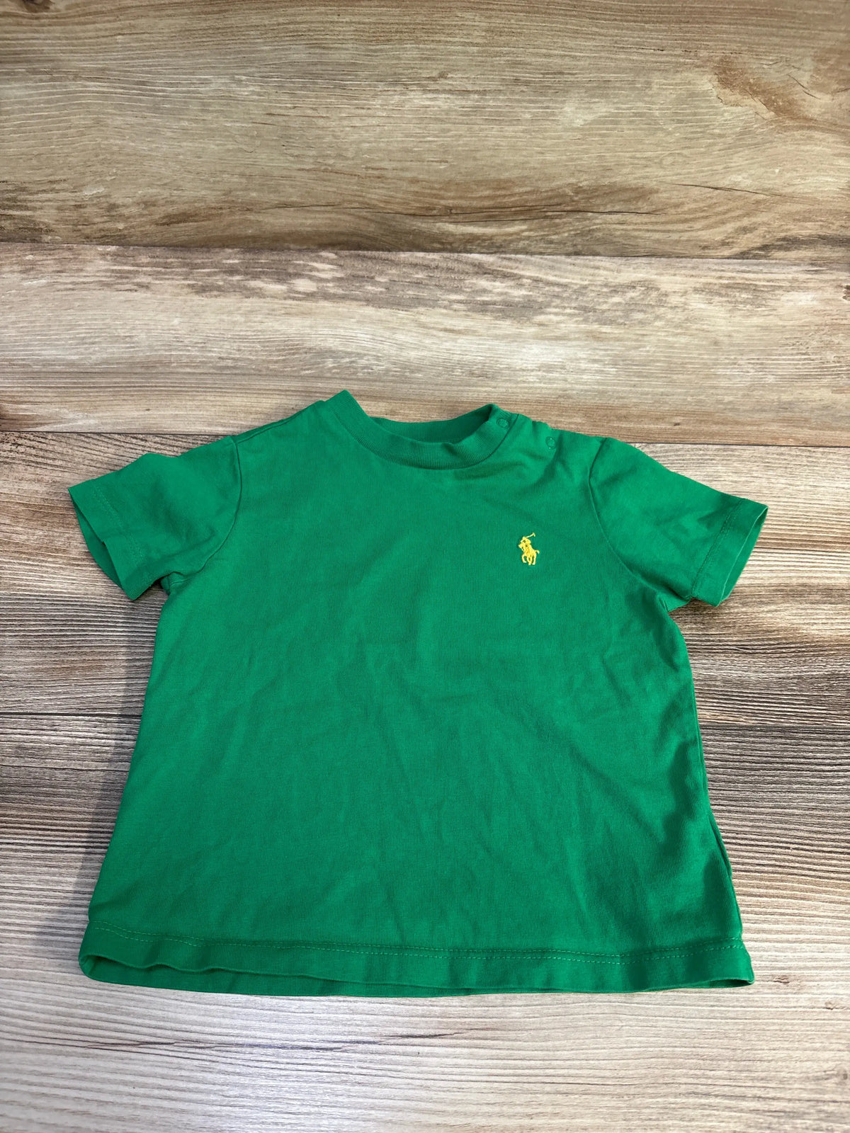 Ralph Lauren Short Sleeve Shirt Green sz 12m