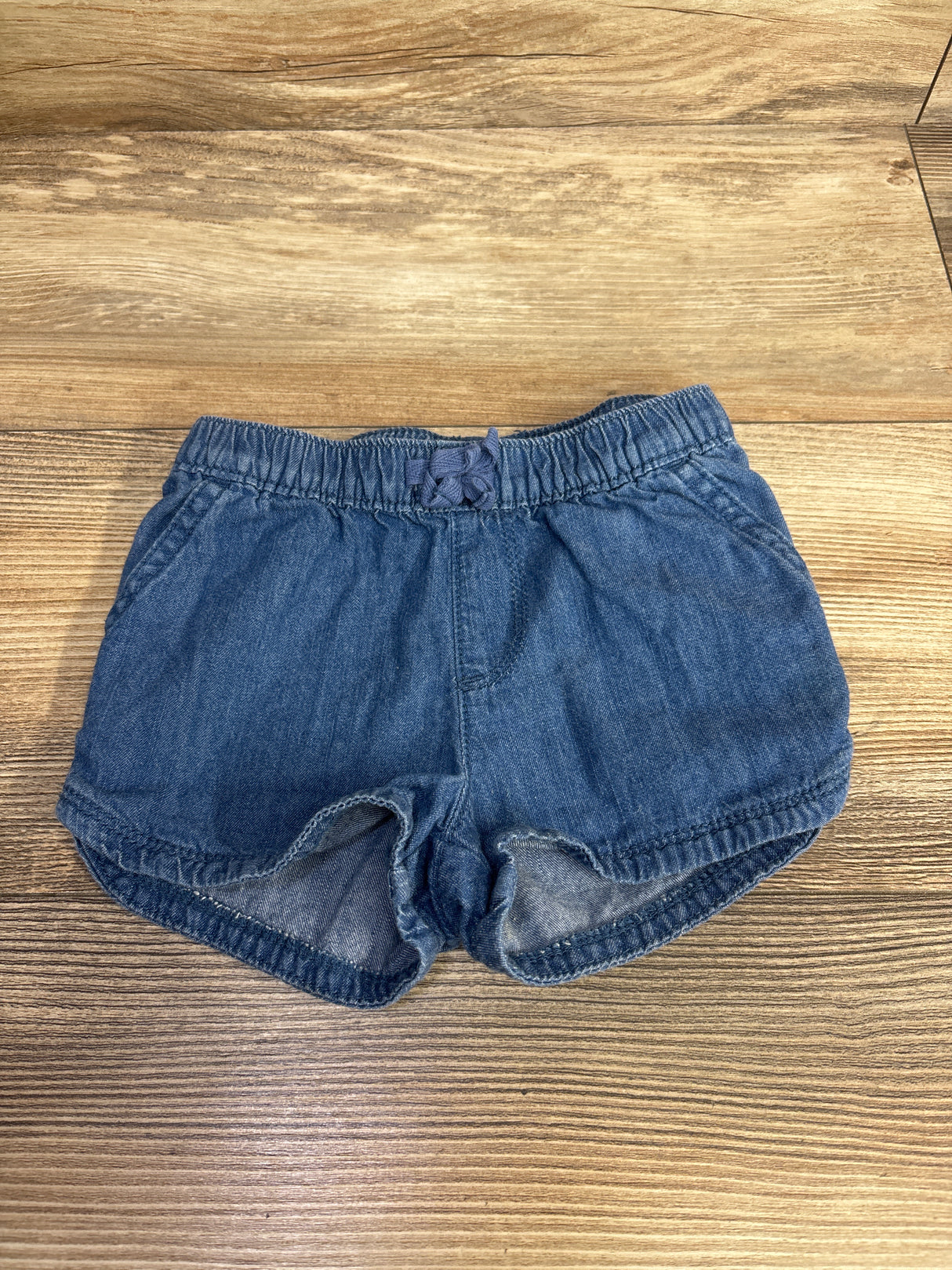 Children's Place Chambray Pull On Shorts Blue sz 18-24m