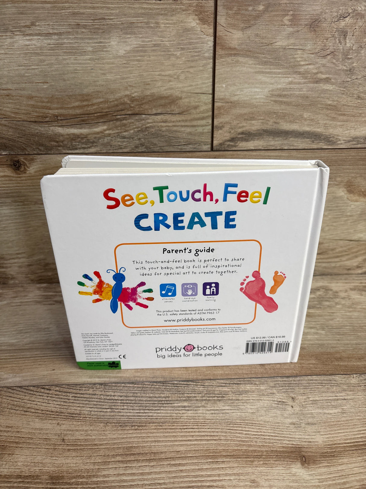 See, Touch, Feel: Create: A Creative Play Book Board Book