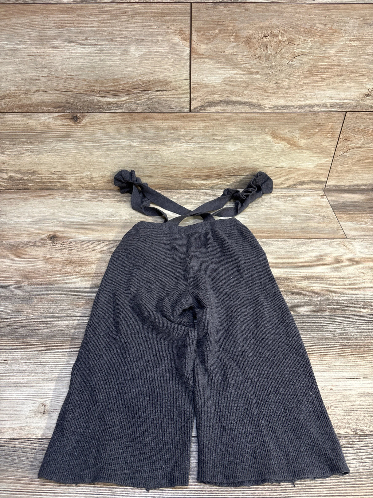 Zara Ruffle Suspender Pants Grey sz 2-3T - Me n Mommy To Be