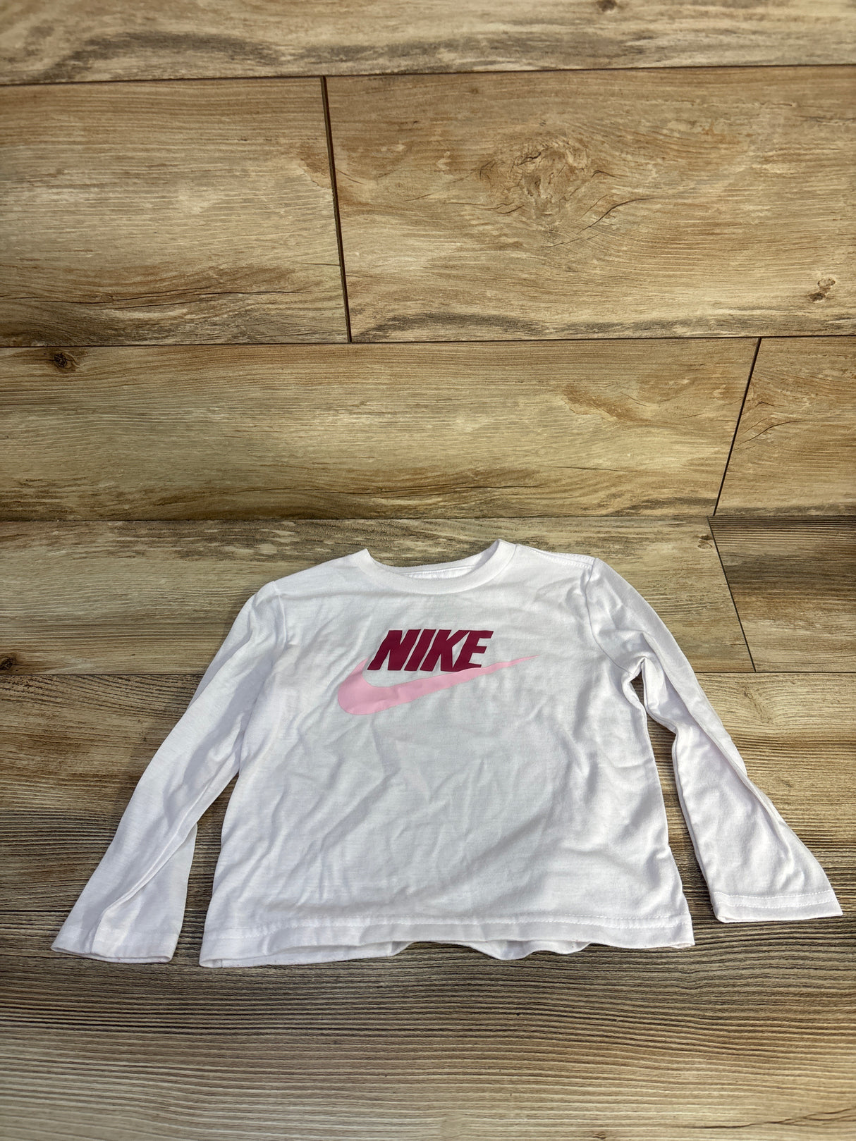 Nike Long Sleeve Shirt White sz 2T