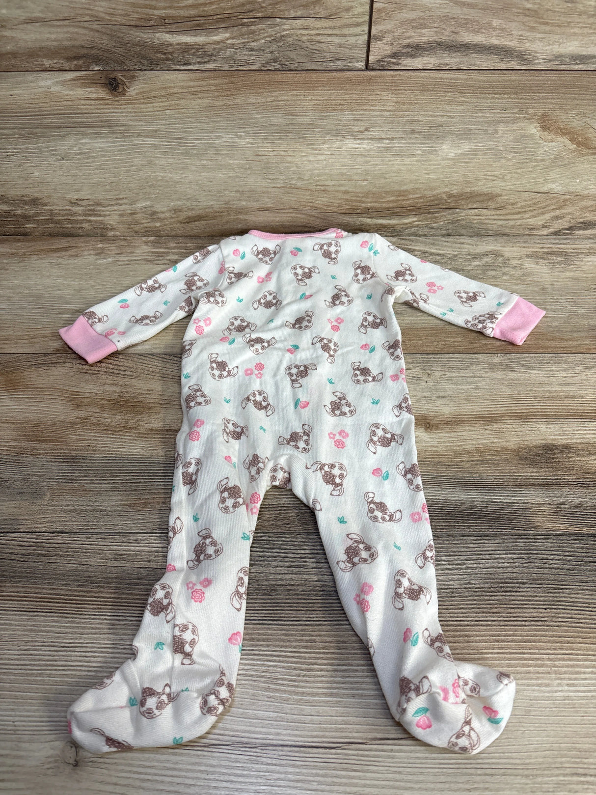 Disney Baby Bambi Sleeper White sz 3m