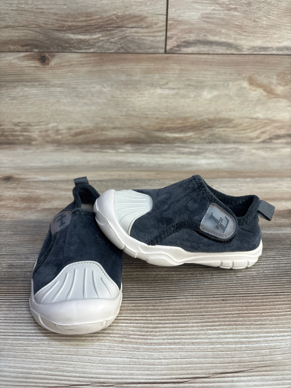 Velour Slip On Sneakers Grey sz 9c - Me n Mommy To Be