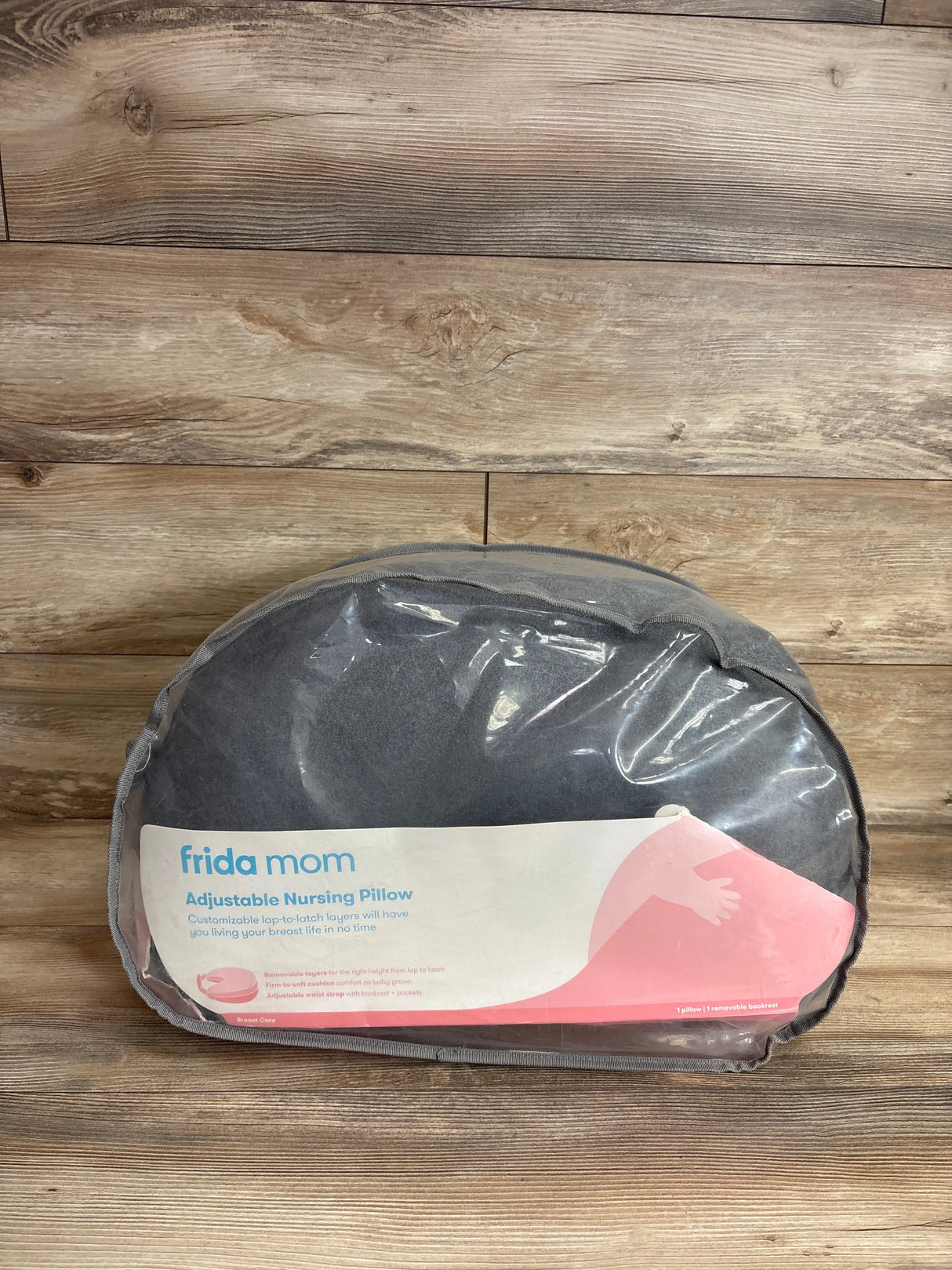 Frida Mom Adjustable Nursing Pillow, Grey
