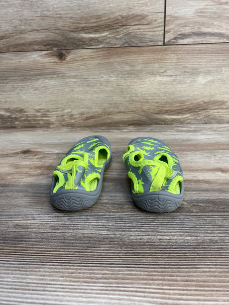 Athletic Works Water Shoes Grey Dino sz 9/10c - Me n Mommy To Be