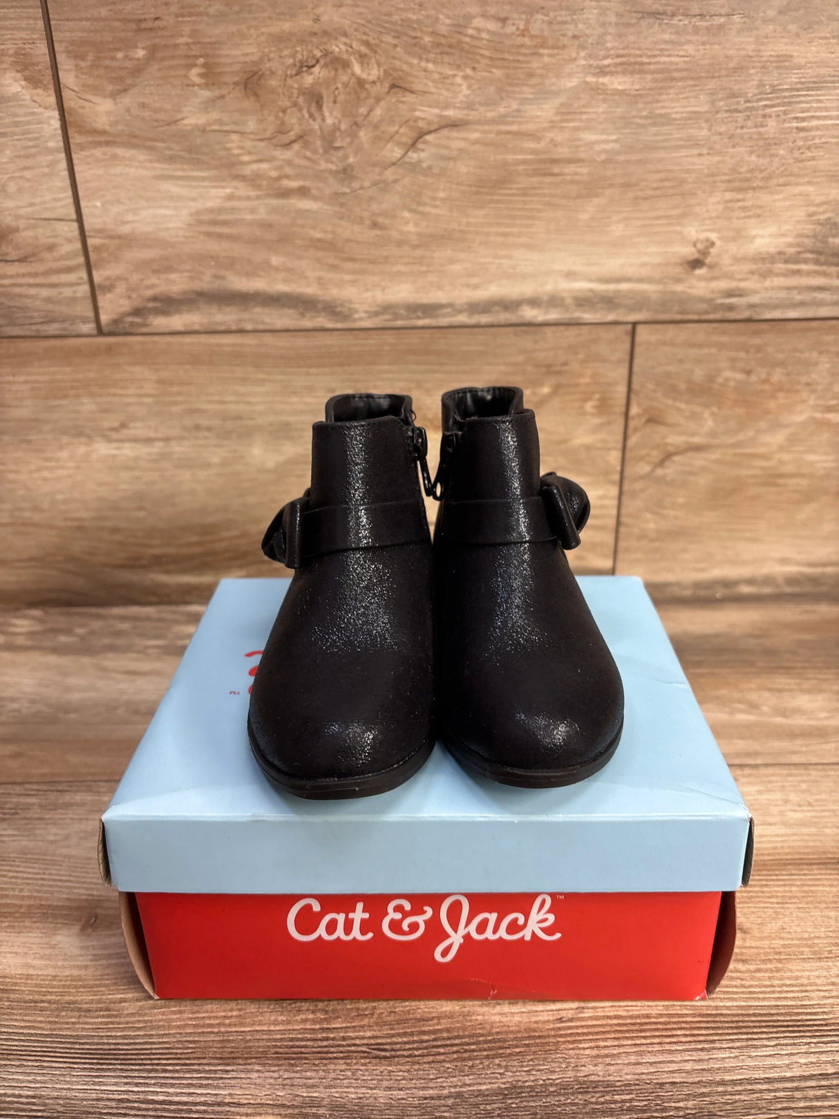 NEW Cat & Jack Sammi Ankle Boots Black sz 8c