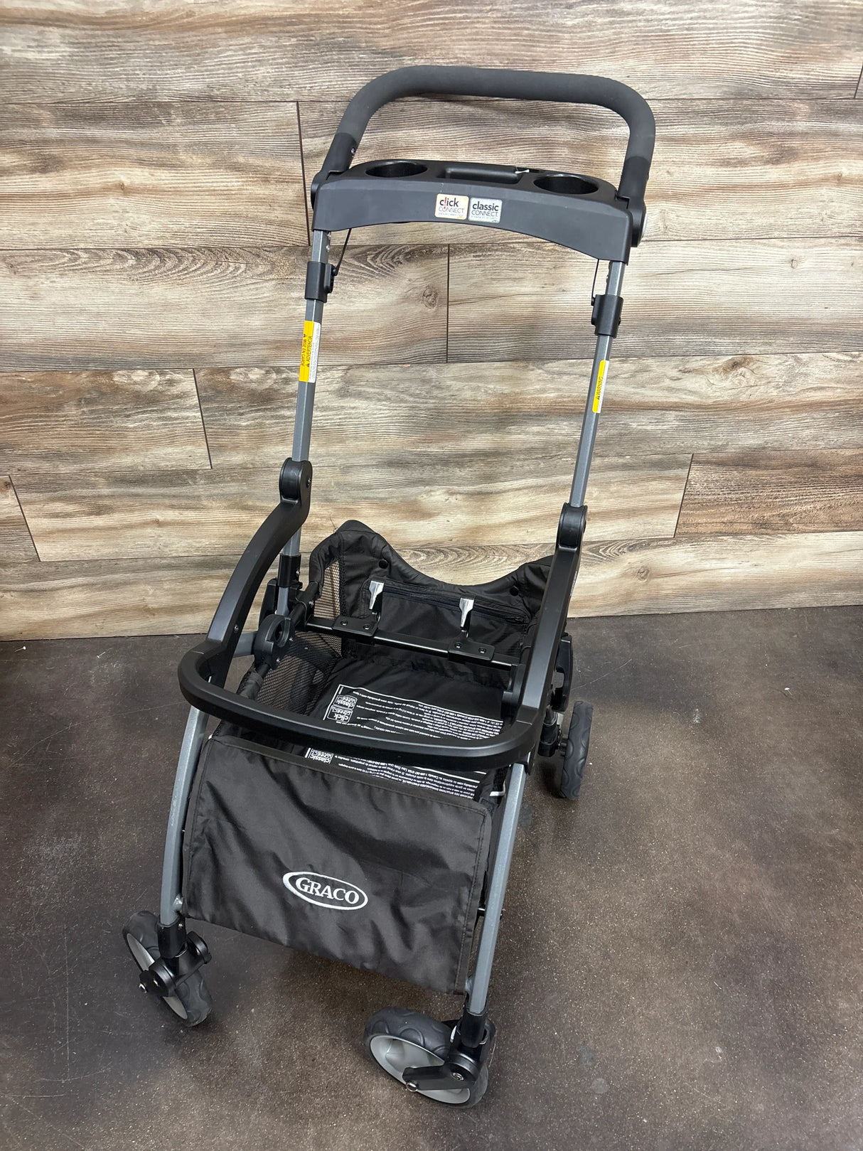 Graco SnugRider Elite Infant Car Seat Frame Stroller - Black
