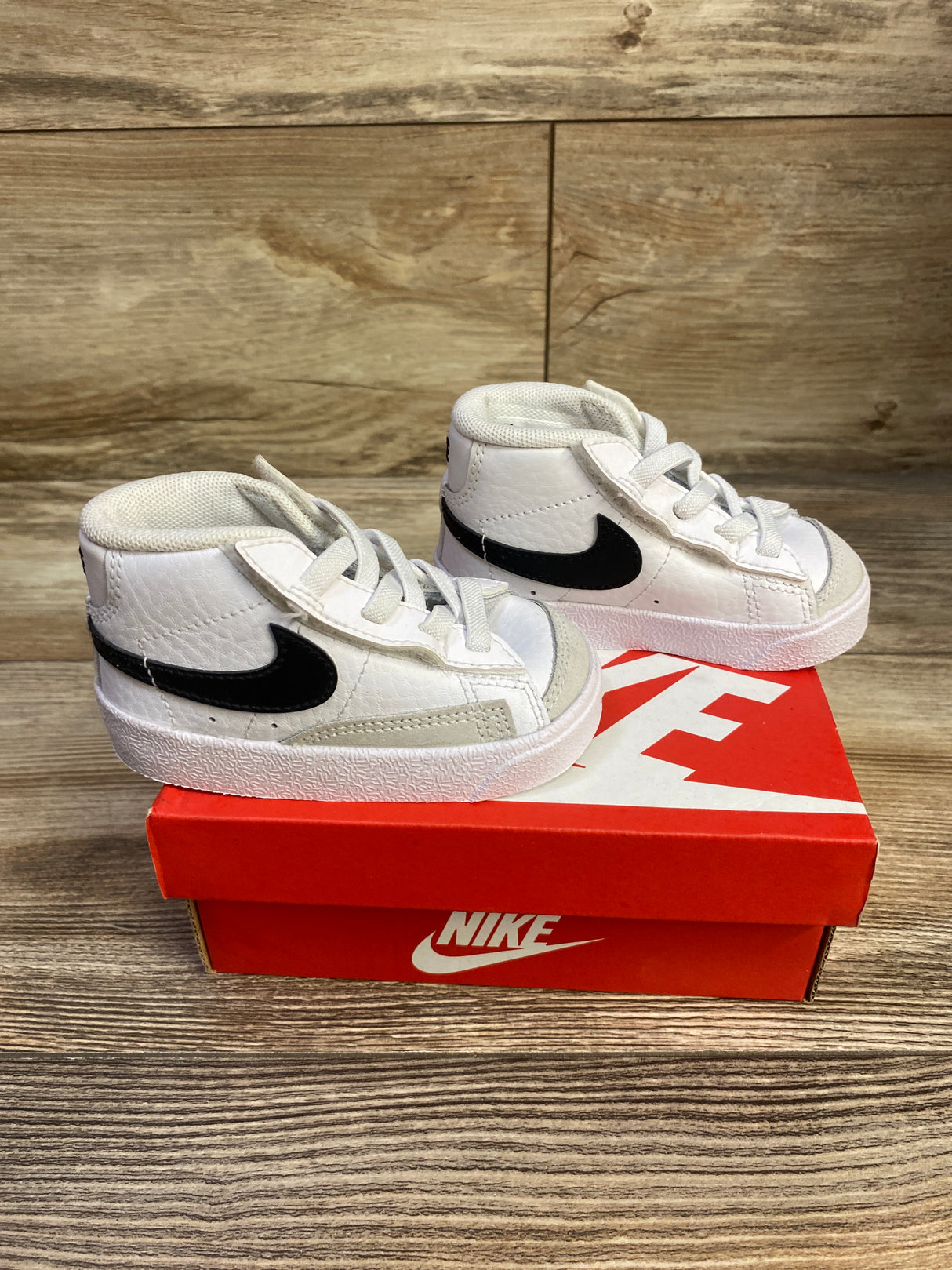Nike Blazer Mid '77 TD 'White Black' Sneakers sz 4c
