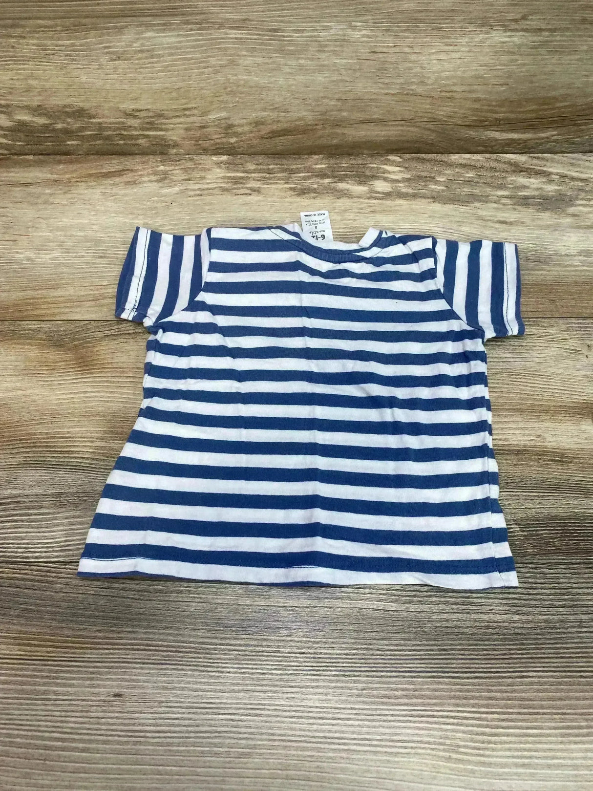 Cotton On Baby Striped Shirt Blue sz 6-12m - Me n Mommy To Be