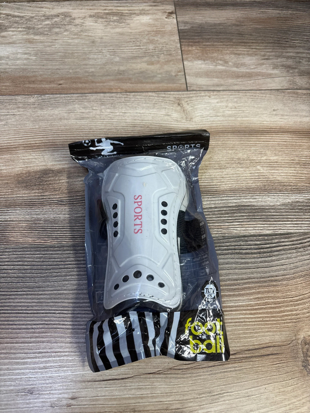 NEW TUV Football Shin Guards Grey