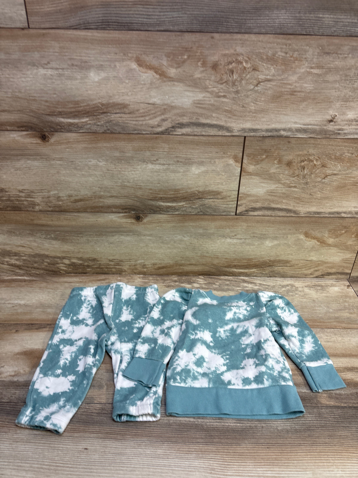 Grayson Mini 2pc Sweatshirt & Joggers Set Teal sz 12m