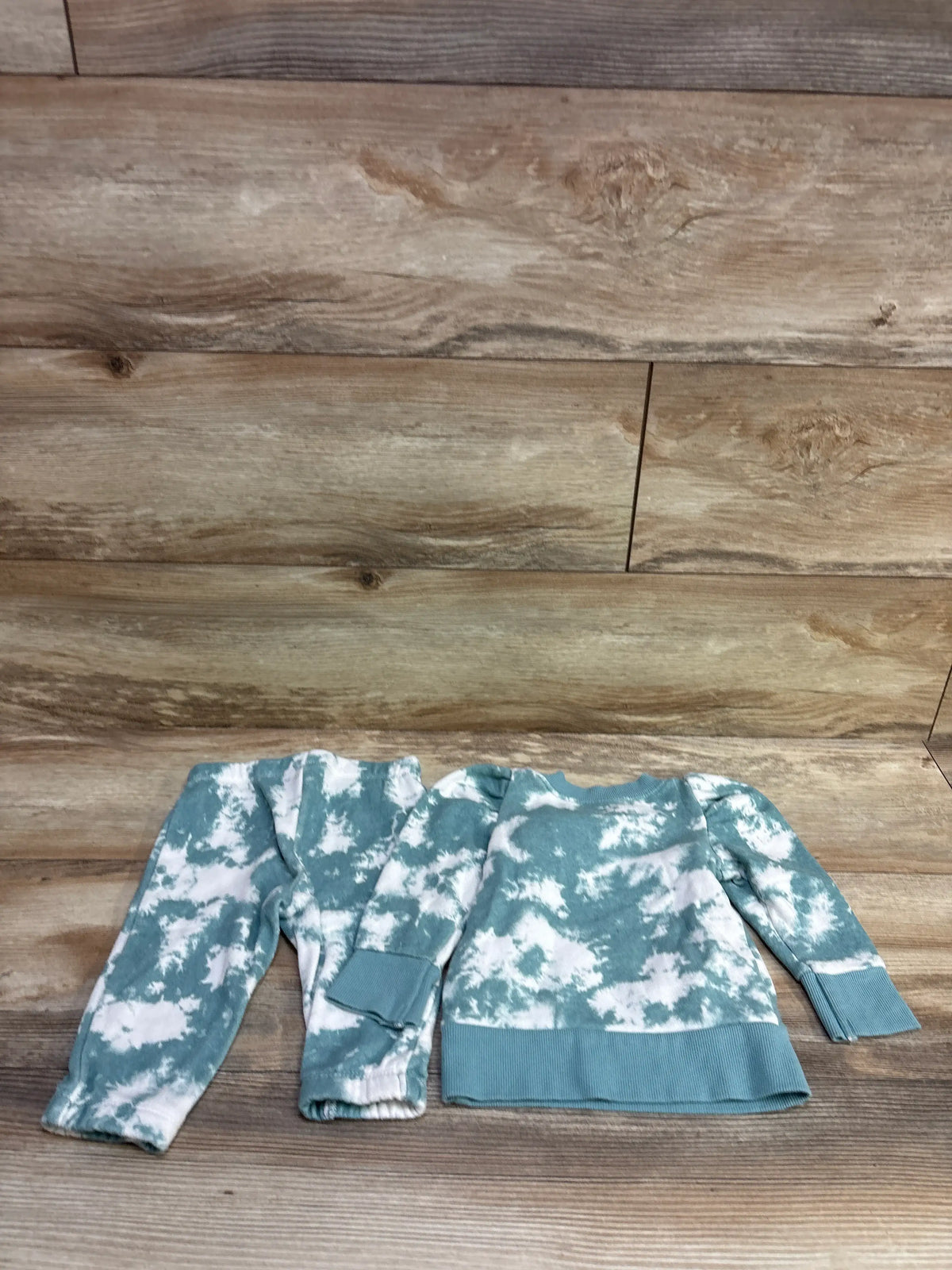 Grayson Mini 2pc Sweatshirt & Joggers Set Teal sz 12m