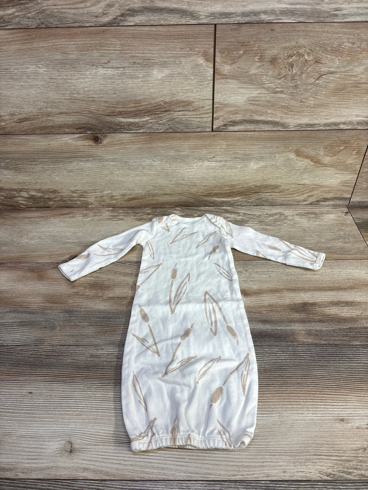 Carter's Sleeper Gown White sz Newborn