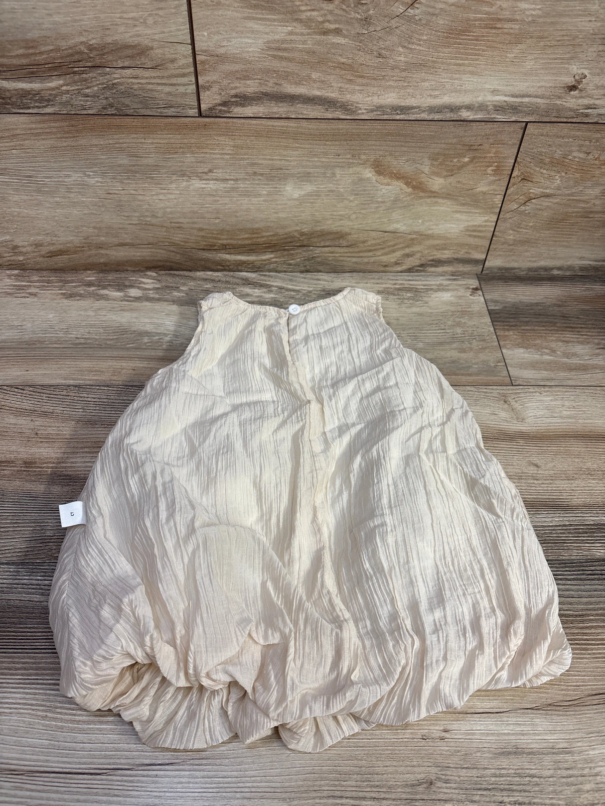 Shein Bow Dress Cream sz 12-18m - Me n Mommy To Be