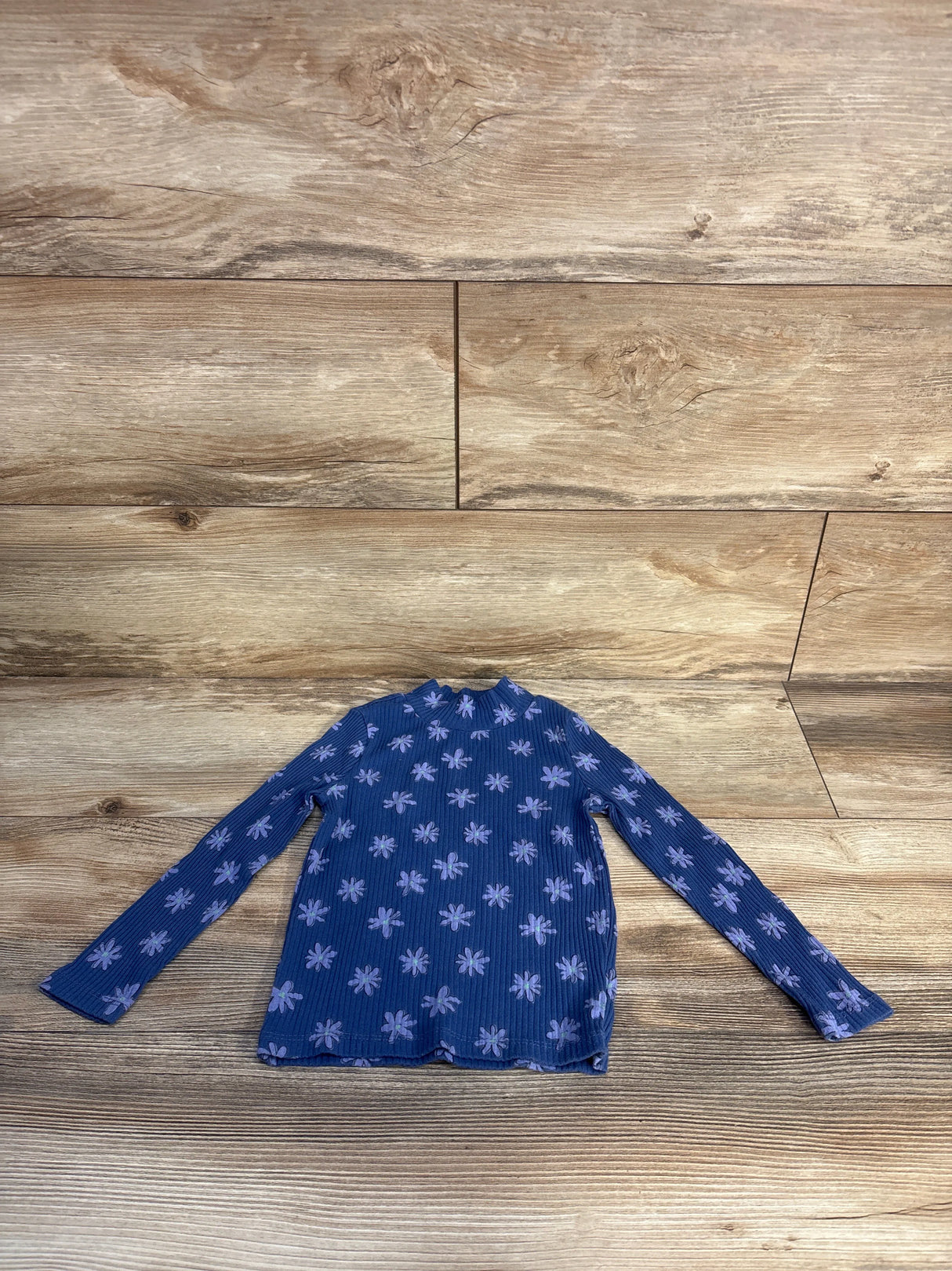 Old Navy Ribbed Long Sleeve Shirt Blue sz 3T