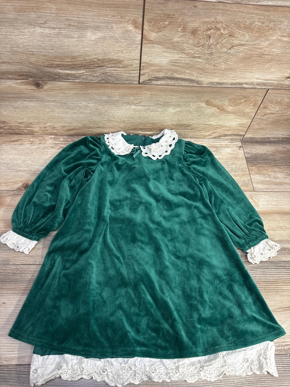 Wonder Nation Velour Holiday Dress Emerald sz 5T