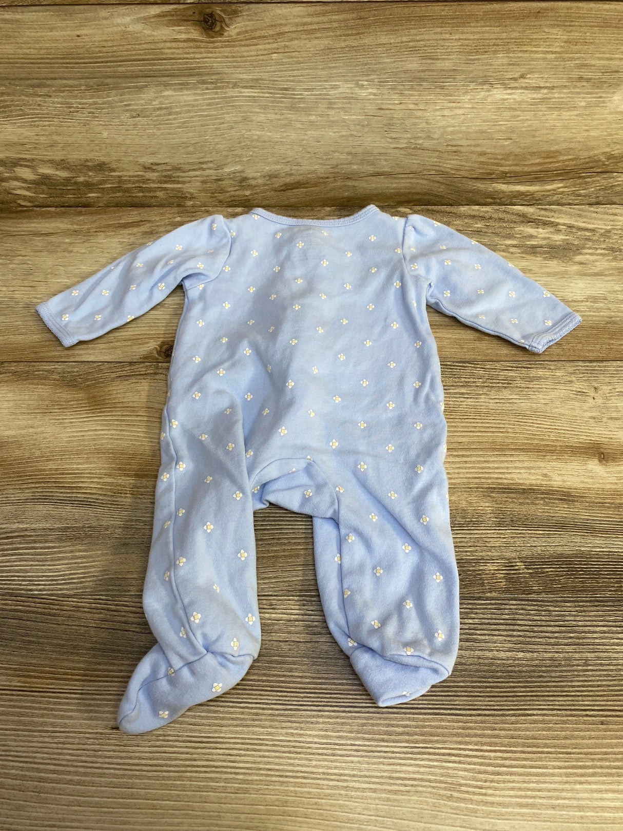 Carter's Floral Sleeper Blue sz 3m - Me n Mommy To Be