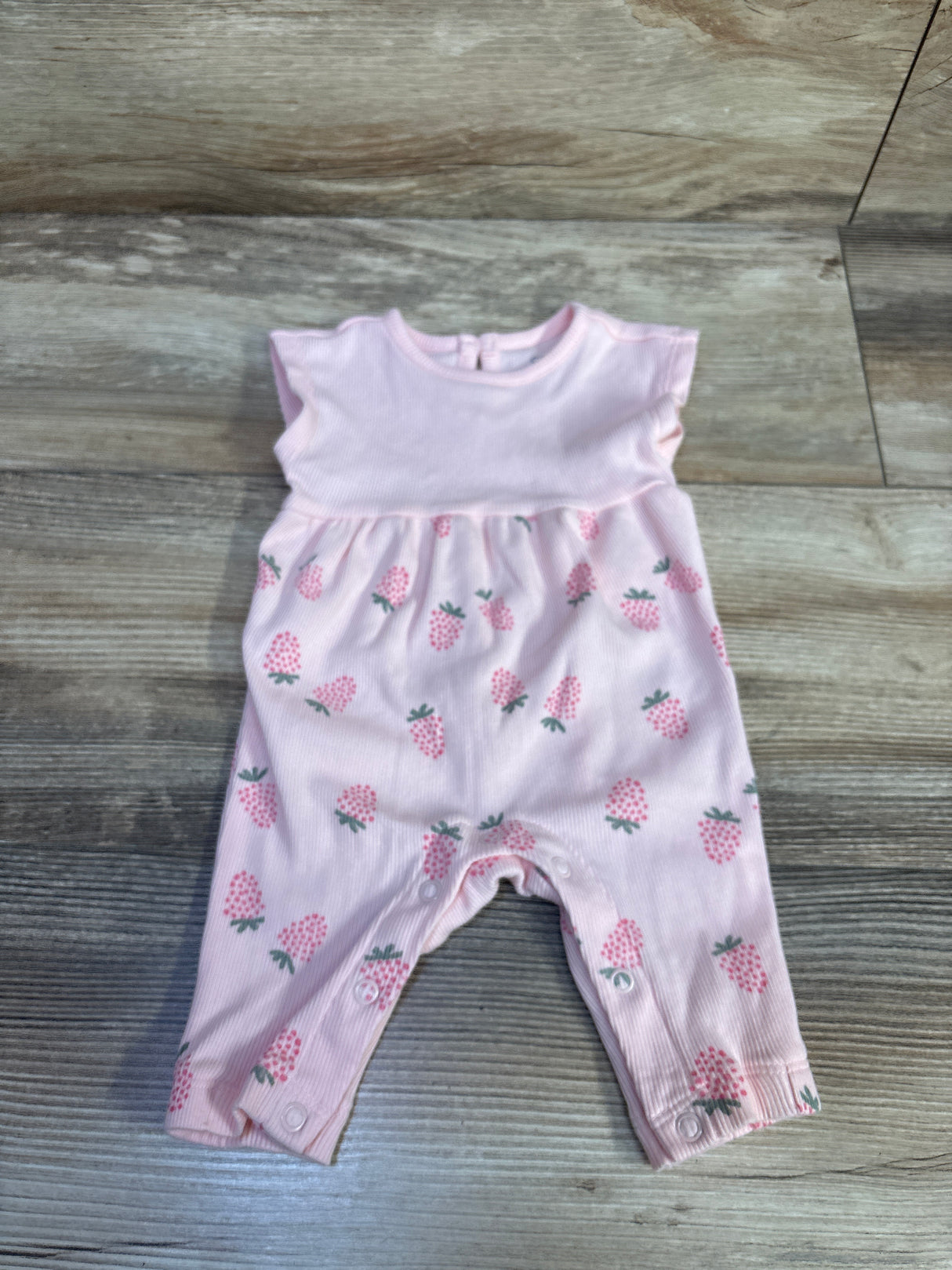 Just One You Ribbed Jumpsuit Pink sz Newborn
