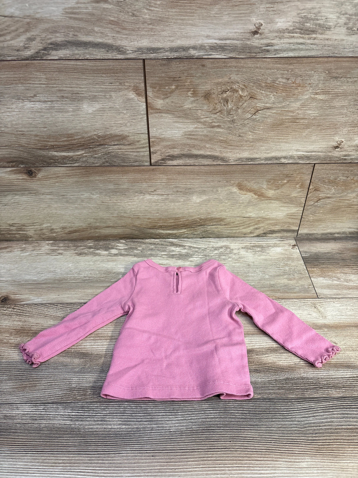 Baby Gap Ribbed Long Sleeve Shirt Pink sz 6-12m