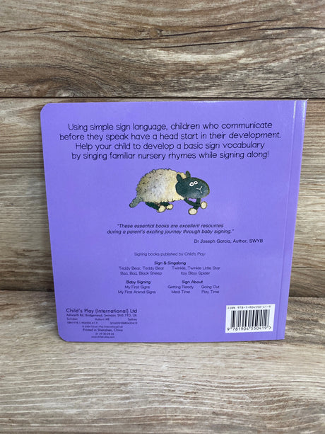 Sign and Sing Along: Baa Baa Black Sheep Board Book - Me n Mommy To Be